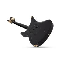 Schecter Synyster Custom FR Elektro Gitar (Gloss Black & Gold Stripes)