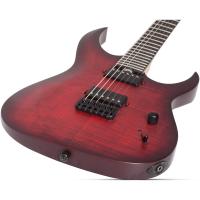 Schecter Sunset-6 Extreme Elektro Gitar (Scarlet Burst)