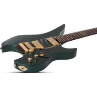 Schecter Synyster Gates Custom 7 TR-S Headless Elektro Gitar (Oak Green Metallic)