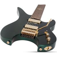 Schecter Synyster Gates Custom 7 TR-S Headless Elektro Gitar (Oak Green Metallic)