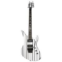 Schecter Synyster Standard Elektro Gitar (White w/Black Pinstripes)