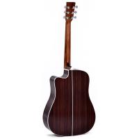 Sigma DTC-1E-SB Cutaway Elektro Akustik Gitar (Sunburst)
