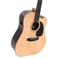 Sigma DTCE Cutaway Elektro Akustik Gitar (Natural)