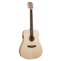 Simon Patrick Trek Nat Solid Spruce SG Elektro Akustik Gitar
