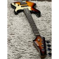 Soloking MJ-1 Classic Bass in 3 Tone Sunburst with Roasted Maple Neck and Rosewood FB 
