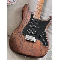 Soloking MS-1 Classic ASH MOD in Torched Black with Roasted Flame Maple Neck and. Seymour Duncan TB-4 W/Gigbag