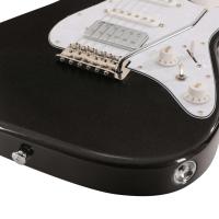 Soloking MS-1 Classic Electric Guitar in Metallic Black  W/Gigbag