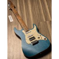 Soloking MS-1 Classic Flat Top FMN Roasted Flame Maple Neck in Jeans Pacific Blue W/Gigbag