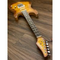 Soloking MS-1 Custom 22 HSS FM Flat Top in Honeyburst  W/Gigbag