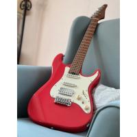 Soloking MS-11 Classic MKII with Roasted Maple FB in Fiesta Red W/Gigbag