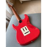 Soloking MS-11 Classic MKII with Roasted Maple FB in Fiesta Red W/Gigbag