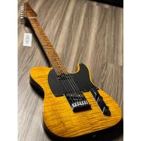 Soloking MT-1 FM 22 Artisan FMN with Roasted Flame Maple Neck in Amber  W/Hardcase