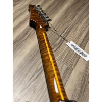 Soloking MT-1 FM 22 Artisan FMN with Roasted Flame Maple Neck in Amber  W/Hardcase