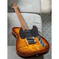 Soloking MT-1 FM Artisan with Solid 5A Flame Top in Honeyburst W/Hardcase