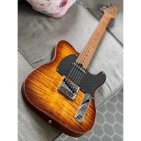 Soloking MT-1 FM Artisan with Solid 5A Flame Top in Honeyburst W/Hardcase