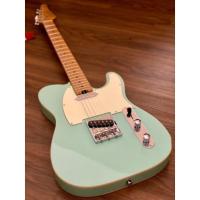 Soloking T-1B Vintage MKII with Roasted Maple Neck and FB in Surf Green W/Gigbag
