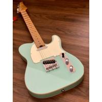 Soloking T-1B Vintage MKII with Roasted Maple Neck and FB in Surf Green W/Gigbag