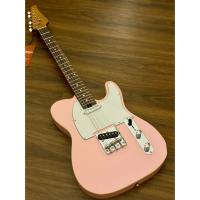 Soloking T-1B Vintage MKII with Roasted Maple Neck and Rosewood FB in Shell Pink W/Gigbag