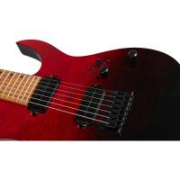 Spira S-457 TRD 7 Telli Elektro Gitar (Kırmızı Siyah)