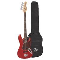 SX BD1-CAR 4 Telli Bas Gitar (Candy Apple Red)