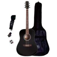 SX SA1 SK BK Dreadnought Akustik Gitar Seti