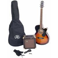 Sx SA3-SK-VS Elektro Akustik Gitar Seti
