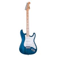 SX SST Stratocaster Elektro Gitar (Trans Blue)