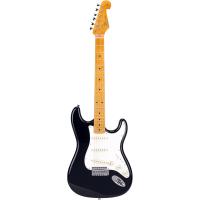 SX SST57 BK Stratocaster Elektro Gitar (Black)