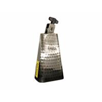 Tycoon 6½'' Hand-Hammered Brushed-Chrome Cowbell