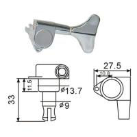 VALENCIA BMH7105CRR4 BAS GİTAR KULAĞI KROM, 4 SAĞ, 1/22 TUR