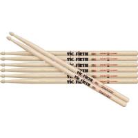 VICFIRTH P5B 3-5BKF.1 BAGET (3+1 ÇİFT), 5B WOOD KINETIC FORCE, HICKORY, 