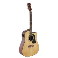 Washburn AD5CENS Apprentice 5 Naturel Satin Elektro Akustik Gitar