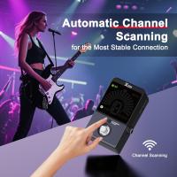 Xvive XV-P58 Akort Aletli Receiver Pedallı 5.8GHZ Kablosuz Gitar Bağlantı Sistemi - Siyah