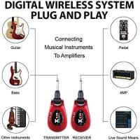 Xvive XV-U2 Kablosuz Gitar Bağlantı Sistemi - Kırmızı