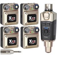 Xvive XV-U45R4 4 Alıcı + 1 Vericili Kablosuz In-Ear Monitör Sistemi