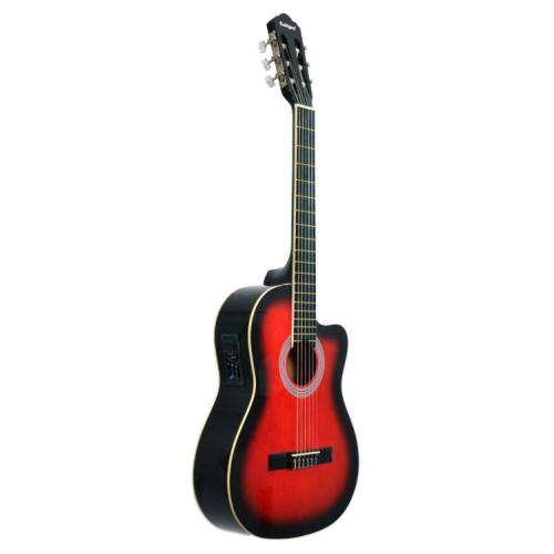 Gitar Elektro Klasik Rodriguez Kesik Kasa EQ Kırmızı RCCE650RB