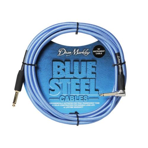 Dean Markley Blue Woven 3m Enstrüman Kablosu (Düz - L)