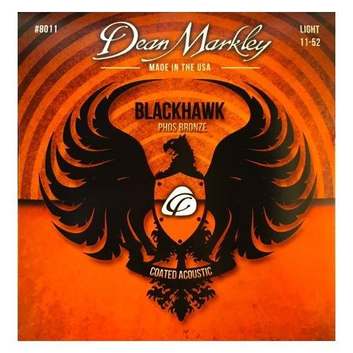 Dean Markley Blackhawk 8011 Kaplamalı 11-52 Medium Light Akustik Gitar Takım Tel