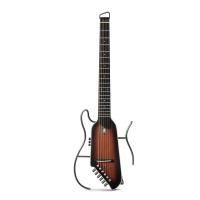 Donner HUSH I EVO2 Travel Gitar (Sunburst) Donner HUSH I EVO2 Travel Gitar (Sunburst)