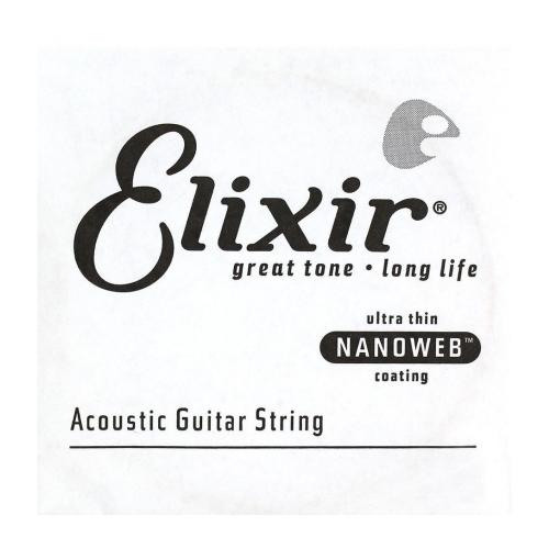 Elixir 14126 Nanoweb Phosphor Bronze Tek Akustik Gitar Teli (26)