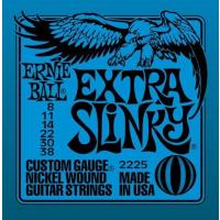 Ernie Ball P02225 Extra Slinky Nickel Wound  008-038 Elektro Gitar Teli
