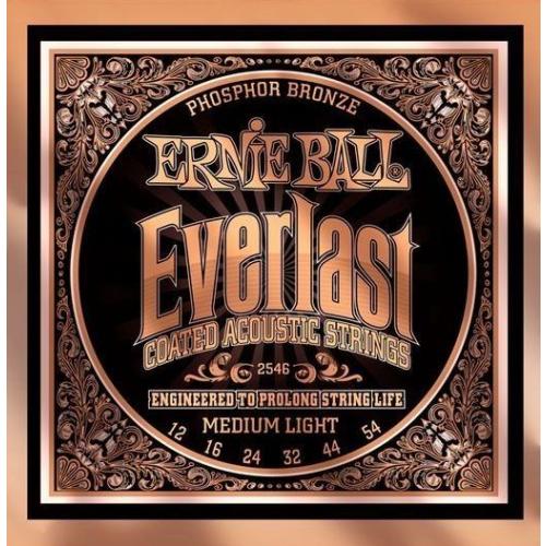 Ernie Ball P02546 Everlast Akustik Gitar Teli (MediumLight)
