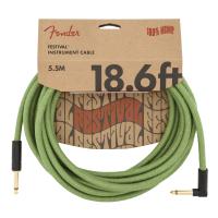 Fender 18.6 ANG CABLE PURE HEMP GRN
