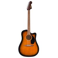 Fender California Debut Redondo CE Dreadnought Ceviz Klavye 2 Ton Sunburst Elektro Akustik Gitar Fender California Debut Redondo CE Dreadnought Ceviz Klavye 2 Ton Sunburst Elektro Akustik Gitar