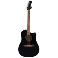 Fender California Debut Redondo CE Dreadnought Ceviz Klavye Black Elektro Akustik Gitar Fender California Debut Redondo CE Dreadnought Ceviz Klavye Black Elektro Akustik Gitar