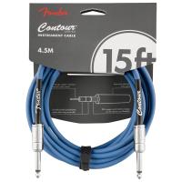 Fender Contour Serisi 4,5m Lake Placid Blue Enstrüman Kablosu Fender Contour Serisi 4,5m Lake Placid Blue Enstrüman Kablosu