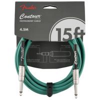 Fender Contour Serisi 4,5m Sherwood Green Enstrüman Kablosu Fender Contour Serisi 4,5m Sherwood Green Enstrüman Kablosu