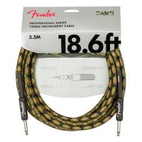 Fender Professional Düz/Düz Uçlu 5m Woodland Camo Enstrüman Kablosu Fender Professional Düz/Düz Uçlu 5m Woodland Camo Enstrüman Kablosu