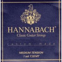 Hannabach 7288MT Custom Made Medium Tension Klasik Gitar Teli (3'lü Treble Set