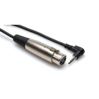 HOSA XLR (F) <-> 3.5 mm TRS (M) Stereo Mikrofon kablosu, 1.5 Mt.